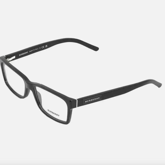 Burberry 54mm Rectangular Men's Eyeglasses - Picture 3 of 5